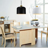 Lampadario Moderno Legno Nordico Cilindrico