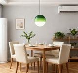 Lampadari Vetro Colorato LED in Stile Nordico a Sfera per Sala Pranzo