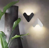 Applique da Esterno di Design LED in Metallo Moderno – L 20× H 17 cm