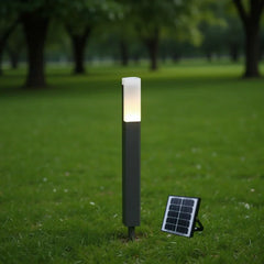 Luce solare lampione da giardino con sensore di movimento dal design moderno