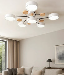 Plafoniera da soffitto dal design nordico a LED dimmerabile per soggiorno