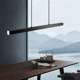 Lampadario a sospensione lineare con LED dimmerabile dal design moderno per sala pranzo