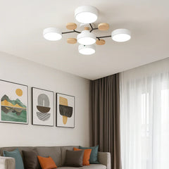 Plafoniera da soffitto dal design nordico a LED dimmerabile per soggiorno