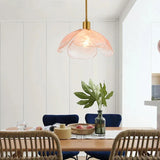 Lampadario a Forma Di Fiori in Vetro Colorato per Camera