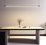 Lampadari Moderni Lineari LED Dimmerabili per Sala Pranzo Stile Minimalista