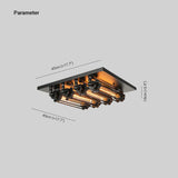 Plafoniere Industriali Led Nere a Forma Tubolare