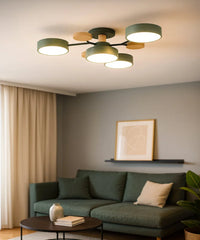 Plafoniera da soffitto dal design nordico a LED dimmerabile per soggiorno