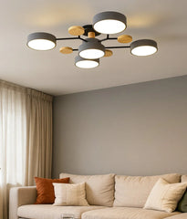 Plafoniera da soffitto dal design nordico a LED dimmerabile per soggiorno