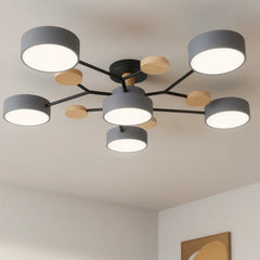 Plafoniera da soffitto dal design nordico a LED dimmerabile per soggiorno