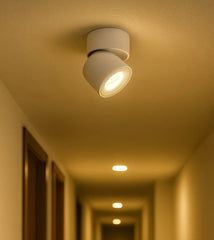 Faretto LED soffitto orientabile dal design moderno in metallo