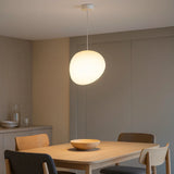 Lampadari Stile Nordico Altezza Regolabile in Vetro per Sala Pranzo