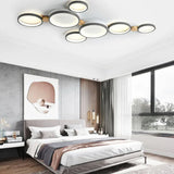 Plafoniera Cerchio Led Nordico Dimmerabile in Legno da Soffitto