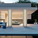 Applique da Esterno Nera Lineare Minimal con Sensore di Movimento