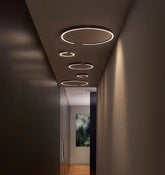 Plafoniera Tonda Led in Design Moderno per Corridoio