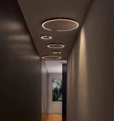 Plafoniera Tonda Led in Design Moderno per Corridoio