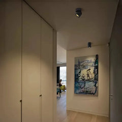 Faretto LED soffitto orientabile dal design moderno in metallo