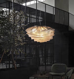 Lampadario in Tessuto in Stile Lusso a Fiori per Soggiorno