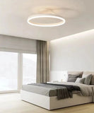 Plafoniera Led Cerchio Dimmerabile in Design Moderno per Camera da Letto