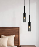 Lampadario Bottiglia Vetro Altezza Regolabile per Comodino