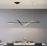 Lampadario Liberty Moderno Dimmerabile in Metallo per Sala Pranzo