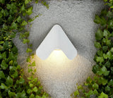 Applique da Esterno di Design LED in Metallo Moderno – L 20× H 17 cm