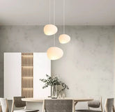 Lampadari Stile Nordico Altezza Regolabile in Vetro per Sala Pranzo