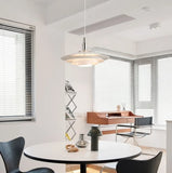 Lampadario a Disco LED Dimmerabili Design Moderno per Sala Pranzo