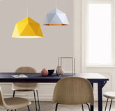Lampadari Moderni Geometrici Design LED in Metallo per Sala da Pranzo