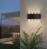 Applique da Esterno Luce sopra e sotto con Sensore di Movimento Design Moderno