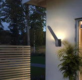Applique da Esterno Alluminio LED Design Moderno Nero