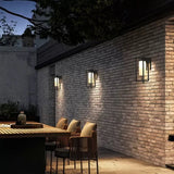 Applique da Parete Design Esterno LED Moderno Nero