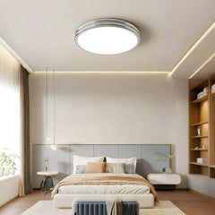 Plafoniera rotonda da soffitto stile nordico LED dimmerabile per camera da letto