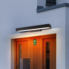 Applique da Parete da Esterno Led Nera Lineare Design Moderno