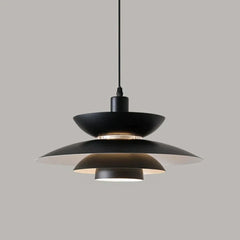 Lampadario a sospensione design danese in metallo per sala da pranzo