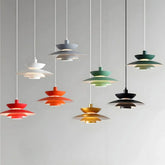 Lampadario a sospensione design danese in metallo per sala da pranzo