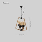 Lampadario Camera da Pranzo Design Geometrico Industriale