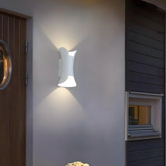 Applique da esterno Up Down a LED design moderno in metallo