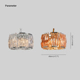 Lampade a Sospensione in Cristallo Design Onde