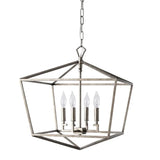 Lampadario Pendente Industriale Vintage Geometrico a Candelabro