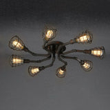 Plafoniere Industriale Design Vintage in Rame