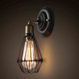 Applique Industriali Vintage con Telaio Metallico