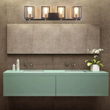 Applique Industriale Bagno Cubo in Metallo
