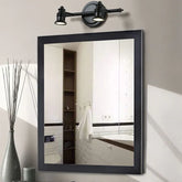 Applique Led Interno Bagno Vintage Nero