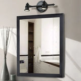 Applique Led Interno Bagno Vintage Nero