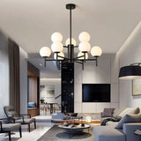 Lampadario Moderno a Sfera Multibraccio da Soggiorno