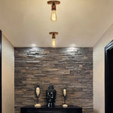 Plafoniere Industriali a Led Lampadine Esposte Design