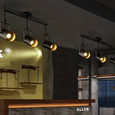 Faretti Neri da Soffitto Industriali Cilindrici