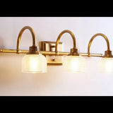 Applique Vetro Vintage per Bagno con Led