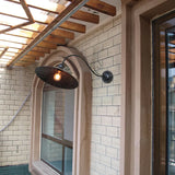 Luci Applique Da Esterno Design Industriale Nero