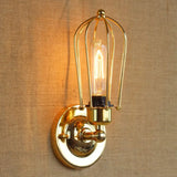 Applique murale vintage industriel con paralume in ferro